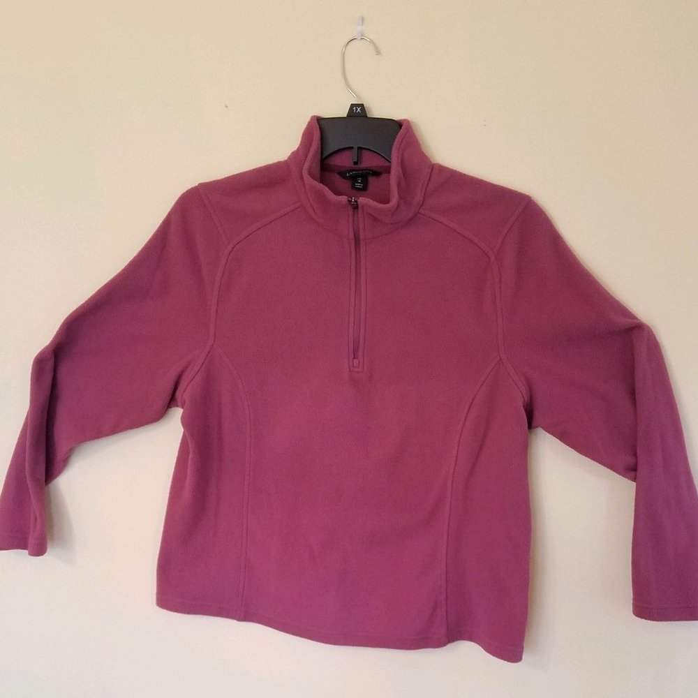 Lands End Fleece Half Zip Pullover
